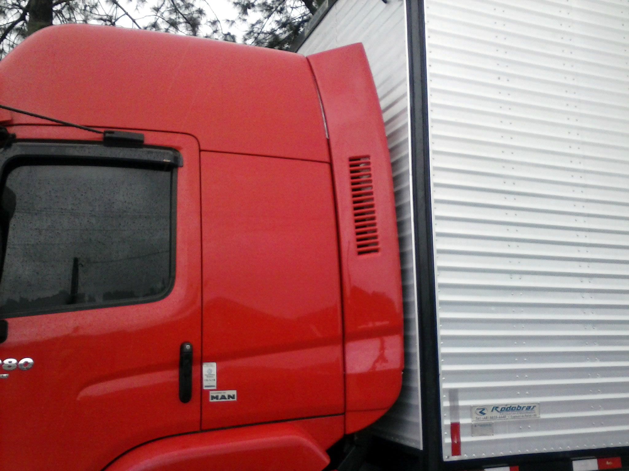 Lateral Cegonheiro Vw Constellation Teto Alto
